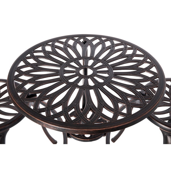 Paradise Cast Aluminum Bistro Set